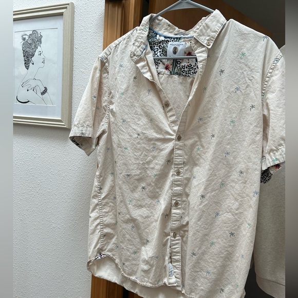 Denim & Flower button up shirt - Picture 3 of 6